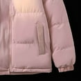 thumbnail image 6 of Bovxnpu Winter Coats for Women, Women's Down Jackets Solid Color Zip Up Stand Collar Cotton Coat with Pockets No Hood Casual Warm Winter Clothing, 6 of 6