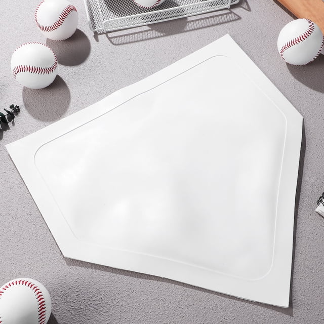 DECORNIJIA Training Plate Baseball Home Plates TPE for Amateur Players 2Pcs