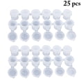 thumbnail image 2 of 25PCS 0.18oz Paint Pot Strip Empty Mini Plastic Paint Strip Paint Cup with Lid, 2 of 10