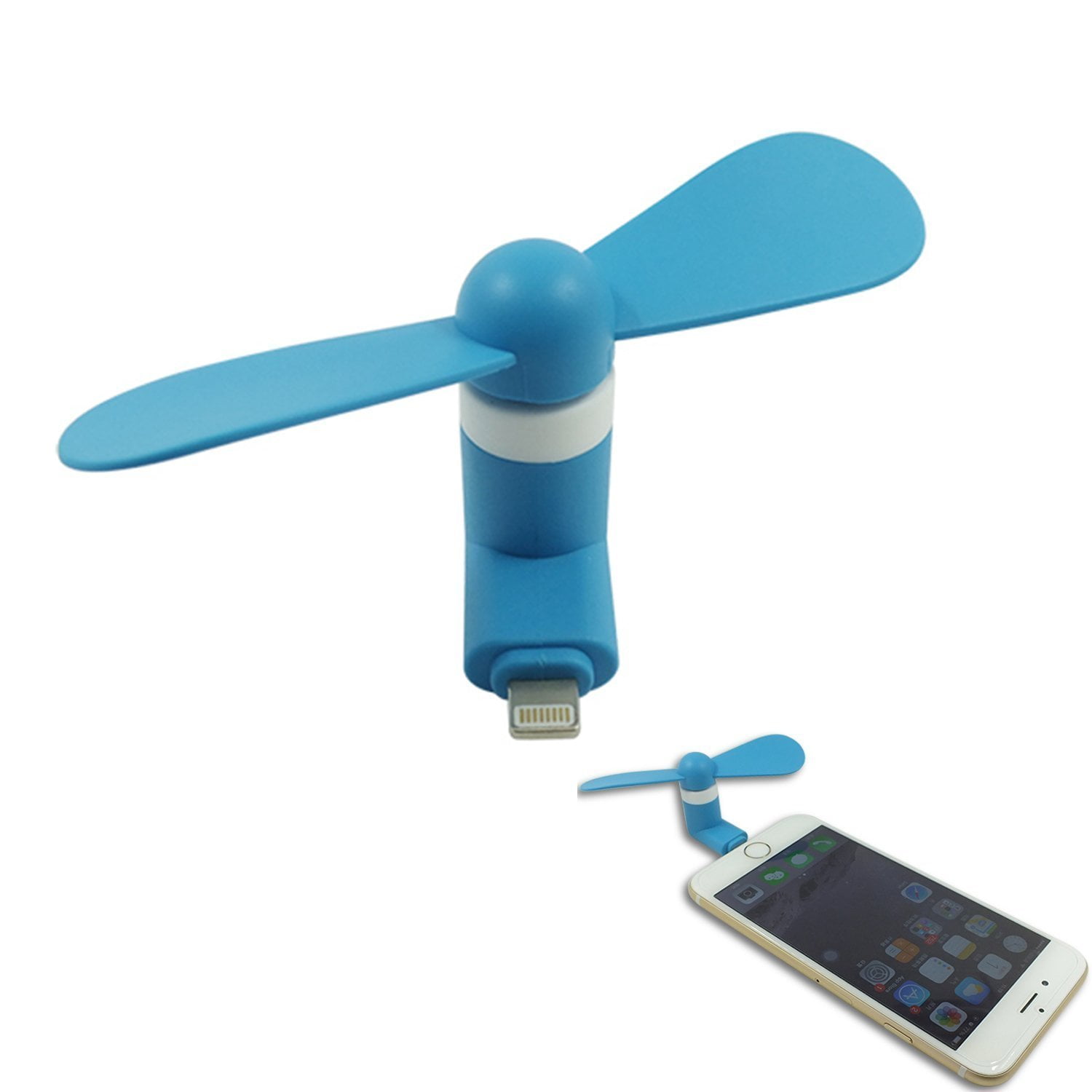 Portable Mini USB Fan For Android Apple iPhone Combo Cell Phone Mobile Dock Fan