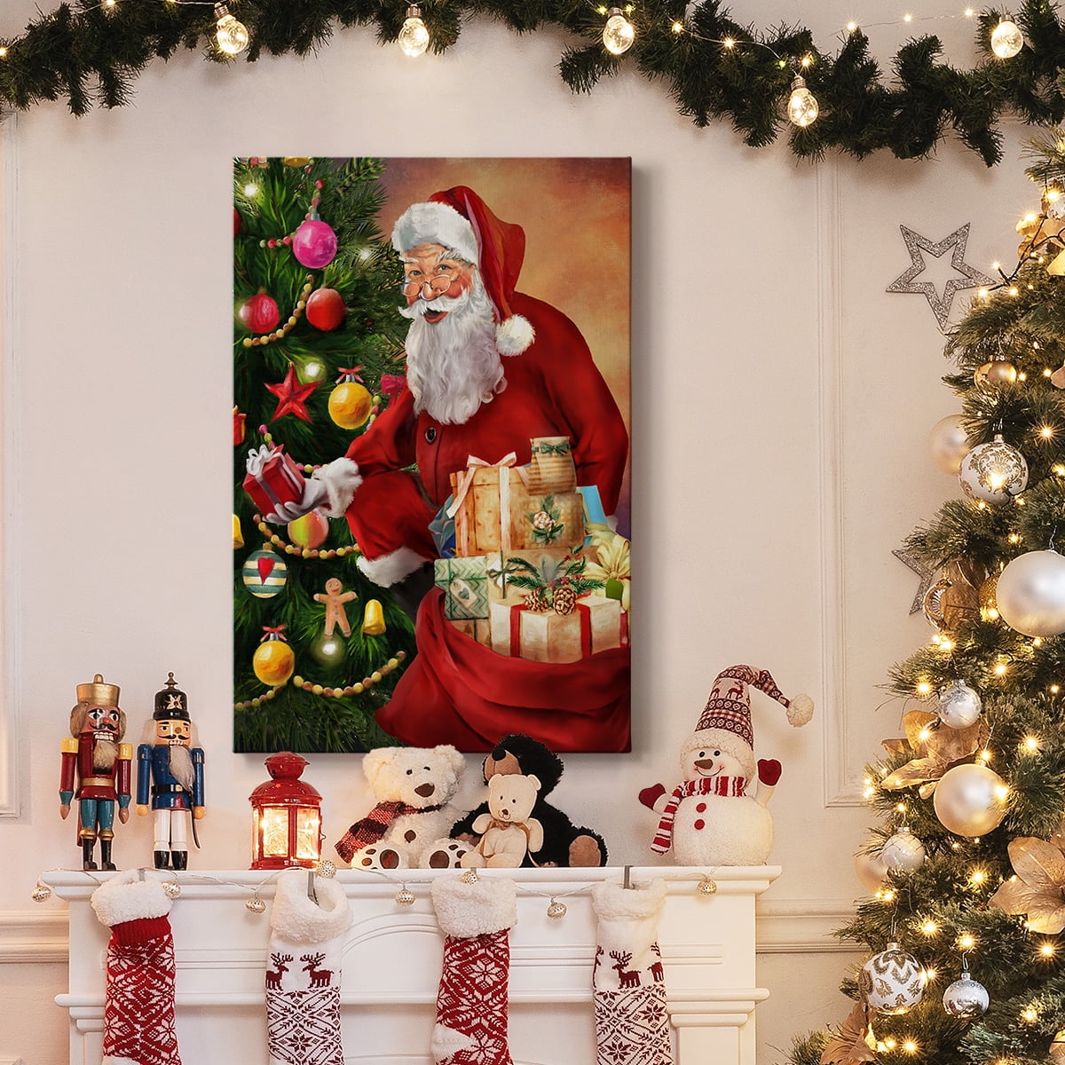 Santa's Presents- Gallery Wrapped Canvas
