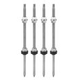 thumbnail image 2 of Double Head Wood Screw, Robust  Clear Thread 4PCS Rustproof PV Bracket Double Head Screw  For Installation, 2 of 8