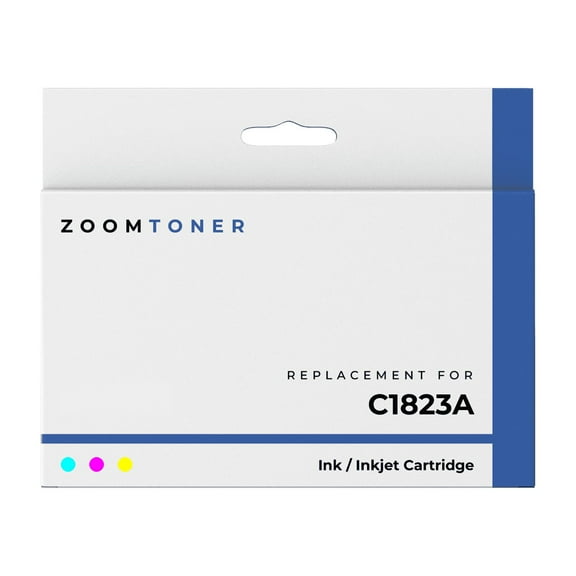 Zoomtoner Compatible with HP C1823A Ink / Inkjet Cartridge - Regular Yield - Cyan Magenta Yellow