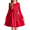 Red, variant on Arshiner Girls Dresses Puff Long Sleeve Fall Winter Formal Party Belted Dress with Pockets