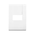 thumbnail image 1 of Placa de repuesto Bticino 1 Mod Blanco Chasis Resina E5N1PTL, 1 of 3