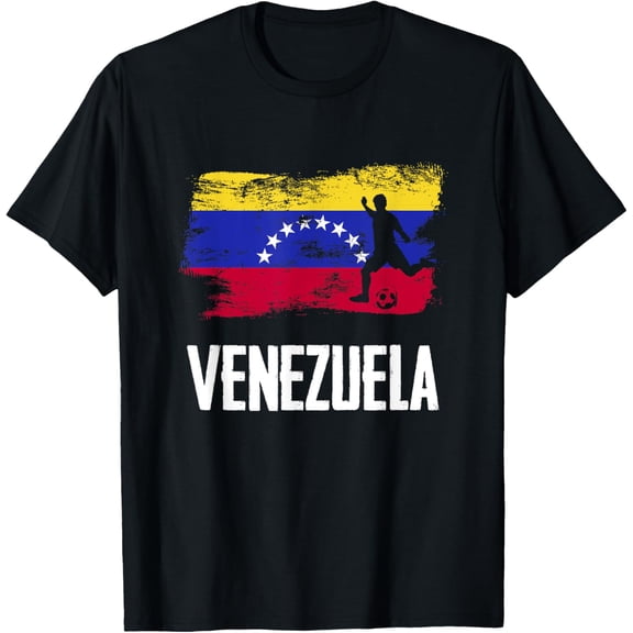 Playful Comfort Tee - Venezuela Flag Jersey Venezuelan Soccer Team Venezuelan T-Shirt