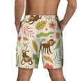 thumbnail image 4 of Gaeub Monkeys in the Jungle Mens Swim Trunks Stretch Beach Shorts Quick Dry for Men Swim Shorts Swimwear with Pockets- X-Large, 4 of 9