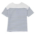 thumbnail image 4 of Hombro Frío Tops Mujeres Cuello en V Manga Corta Fuera Del Hombro Color Sólido Blusa Casual Suave Poliéster Primavera Verano Moda, 4 of 5