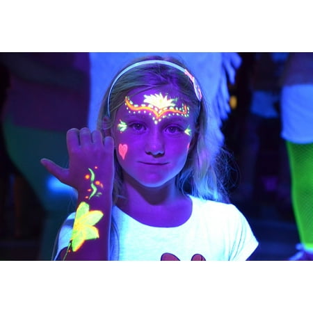 - Peel-n-Stick Poster of Colors Child Fluo Multicolor Festival Poster 24x16 Adhesive Sticker Poster Print