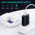 thumbnail image 3 of TORUBIA Fast Charging Station Compatible with Arlo Rechargeable Batteries，Dual Charger Stand with LCD Display Compatible with Arlo Security Light & Arlo Pro & Arlo Pro 2 Batteries - White, 3 of 6
