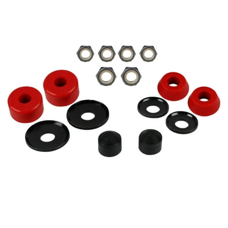 Skateboard Truck Rebuild Kit 96A Bushings Washers Pivot Cups Nuts For 2 Trucks price history on PriceWatchPro