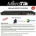thumbnail image 2 of MikroTik RouterBOARD RB2011UiAS-RM - Router 1GbE - rack-mountable, 2 of 2