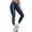 Yoga 196#Blue, variant on WAYUTE Yoga Pants Women High Waisted Seamless Solid Color Exersice Casual Sports Trousers Stretchy Fit for Workout S