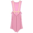 thumbnail image 5 of YiZYiF Praise Dance Tunic for Women Liturgical Dancewear Sleeveless Round Neck Overlays Worship Dress Pink S, 5 of 7