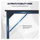 thumbnail image 5 of XPOPR 48 Inch Computer Office Desk Modern Simple Style Writing Study Work PC Table for Home Bedroom - Modern Black, 5 of 5