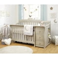 thumbnail image 3 of Sorelle Princeton Elite 4-in-1 Convertible Crib and Changer, Heritage Fog, 3 of 5