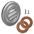 thumbnail image 2 of CRL Satin Anodized Finish Aluminum No-Draft Speak-Thru, 2 of 4