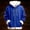 Blue, variant on Womens Hoodies Long Sleeve Hoodie Zip Up Women Cozy Sweatshirts for Women Womens Jacket Fall Basics Daily Wear