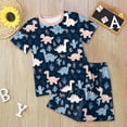 thumbnail image 2 of Toddler Boys Girls Clothes Set Sleeveless T-shirt Tank Top Elastic Waist Pocket Elastic Shorts Solid 2Pcs Outfits Cartoon Print 2PCS Set Gift Dailywear Set (9-10 Years,Orange) Boys Summer Set, 2 of 6