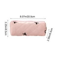 thumbnail image 3 of Dvruxg Cotton Quilted Makeup Bag, Floral Cotton Cosmetic Bag, Toiletry Travel Organizer Bag for Women(Red), 3 of 4