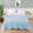 Blue #3, variant on Summer Cool Quilt | Machine Washable Thin Blanket for Hot Sleepers | 98% Cotton 2% Spandex | Breathable & Moisture-Wicking | 200x150cm | 1 Piece
