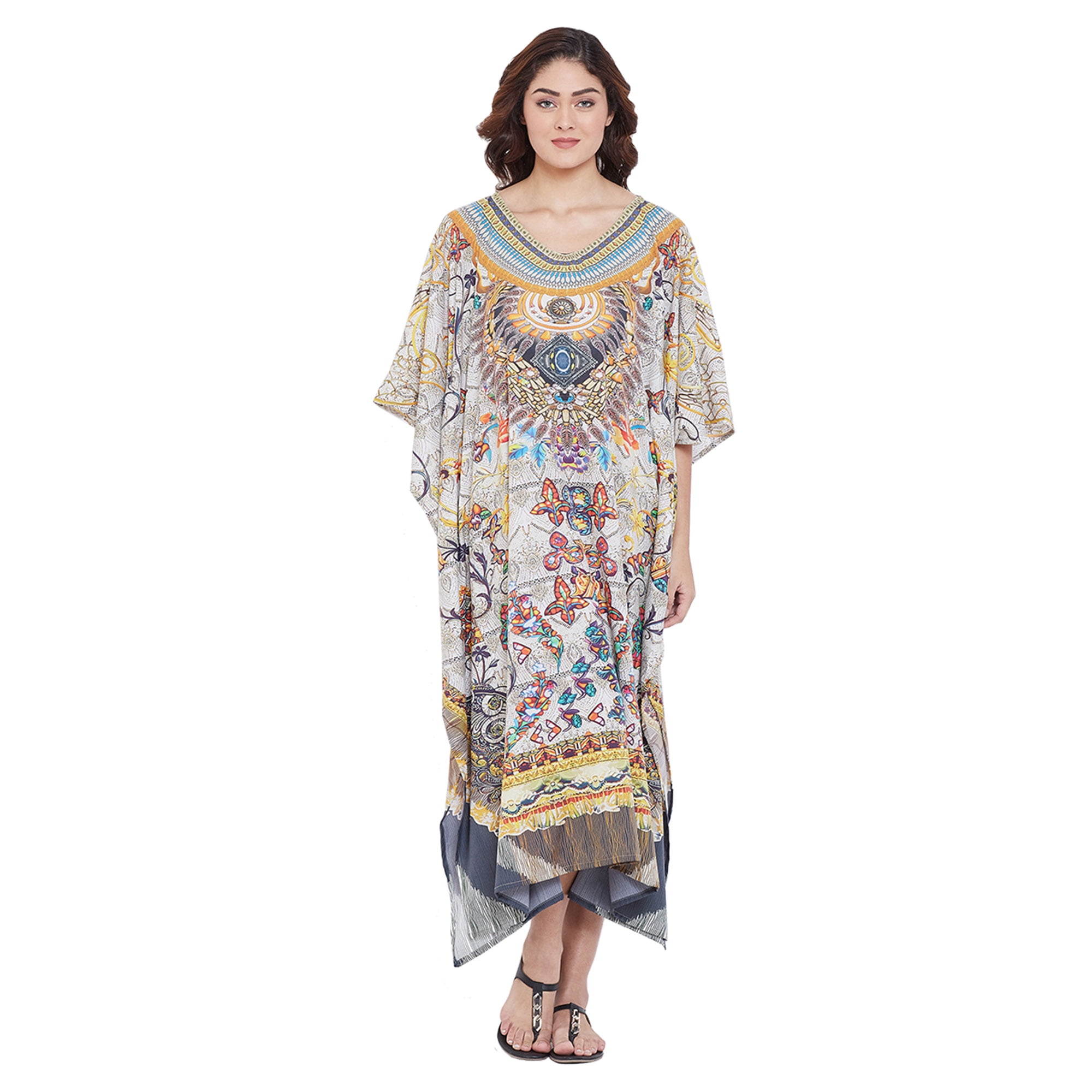 Women's Plus Size Kaftans Dresses for Women Full Length Maxi Caftan ...