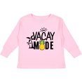 thumbnail image 3 of Inktastic Vacay Mode with Palm Trees Sun and Pineapple Boys or Girls Long Sleeve Toddler T-Shirt, 3 of 5