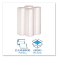 thumbnail image 4 of 38 in. x 58 in. 60 gal. 1.4 mil Low Density Can Liners - Clear (100/Carton), 4 of 4