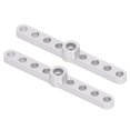 thumbnail image 1 of 2Pcs Servo Arm Aluminium Alloy Steering Horn 25 Teeth Connection Part Accessory Set With 8mm Hole Spacing, 1 of 8