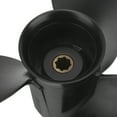 thumbnail image 3 of 9x10-1/2in Outboard Propeller 3 Blades 8 Tooth High Thrust Aluminum Alloy 48-828156A12 Replacement, 3 of 8