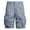 Gray Shorts for Men, variant on hopeusnice Mens Mid Waist Workout Casual Beach Cotton Linen Cargo Shorts Running Shorts Sweat Shorts Fashion Summer Solid Color Pants Buttons with Pockets Gray XXL