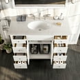 thumbnail image 4 of Eviva Elite Stamford 42"W x 22"D White Bathroom Vanity with Double Ogee Edge White Quartz Vanity Top and Oval Undermount Sink, 4 of 7
