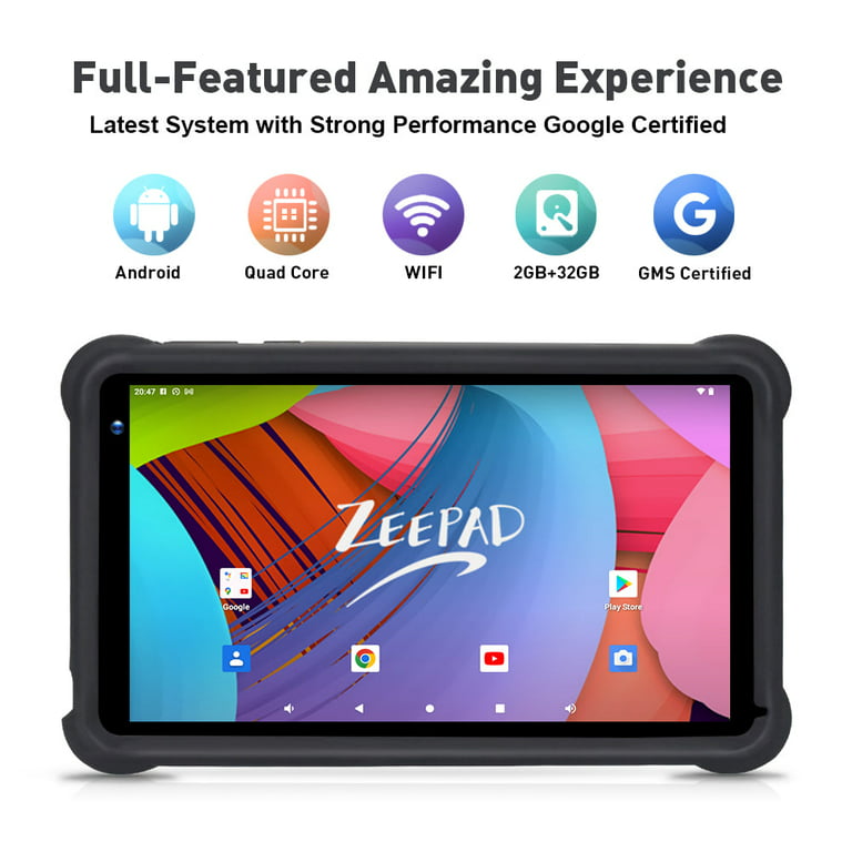  Zeepad 2QRK Android 11 Tablet 2GB RAM 32GB Hard Drive
