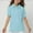 Light Blue |#4, variant on Kopltyrfg Uniform Shirts for Kids Girls School Short Sleeve Uniforms Casual Henley Uniform Shirts 2025 New with Collar Polo Shirts Comfortable Clothes Beige 5-6 Years