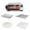 thumbnail image 2 of Kitchen Elite 8 in 1 Digital Air Fryer Toaster Oven Combo, Convection Pizza Oven, Silver, 2 of 8