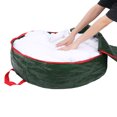 thumbnail image 4 of Unique Bargains 1 Pack Clothes Storage Bags Moving Bags Green 30*7.9in, 4 of 7