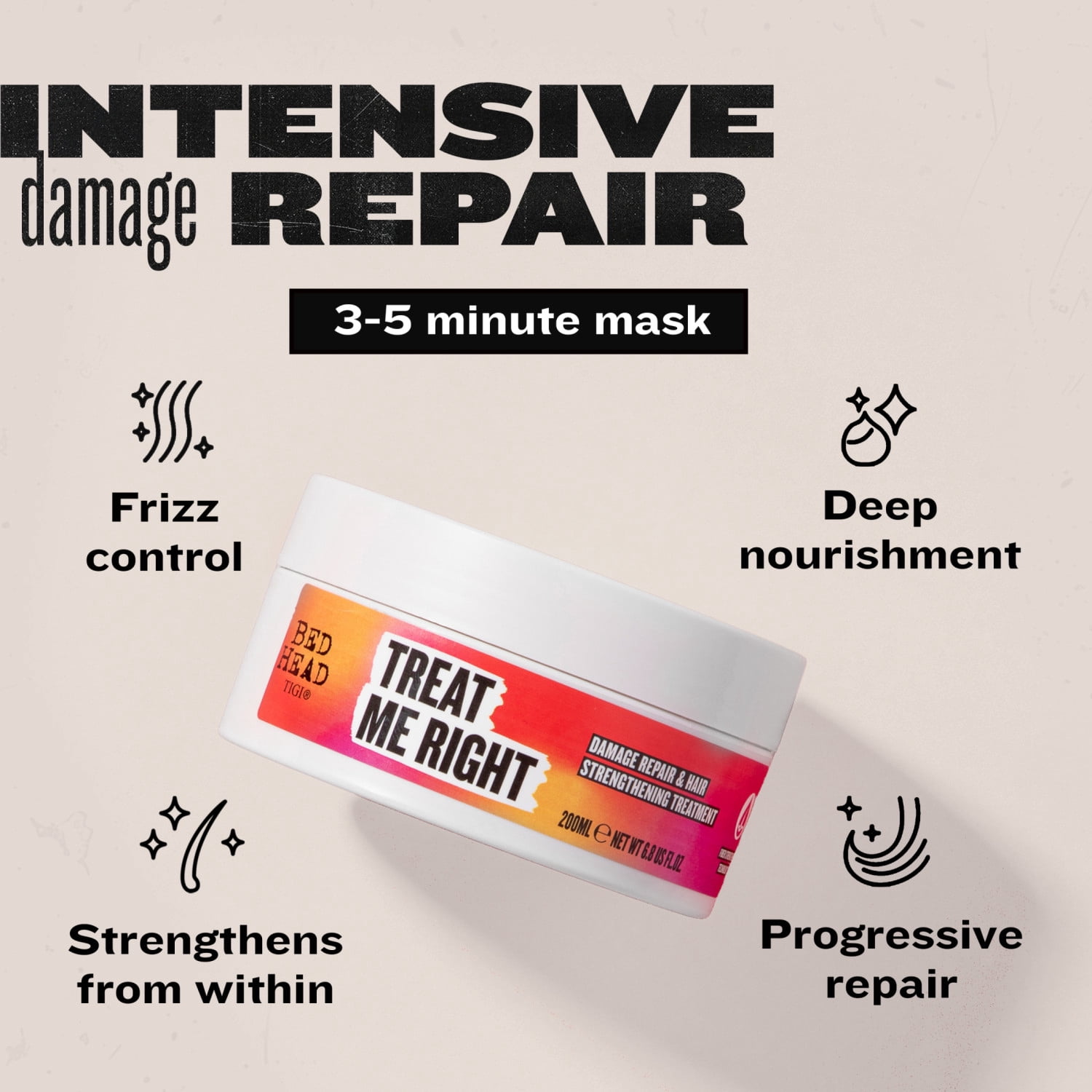 Bed Head By TIGI Treat Me Right Mask 6.8 fl oz