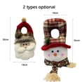 thumbnail image 2 of Muñeco de nieve de Navidad Decoración colgante Adornos de muñeco de nieve de Navidad para niños Decoraciones de muñeco de nieve de vacaciones Artesanía de fiesta de cumpleaños, 2 of 8
