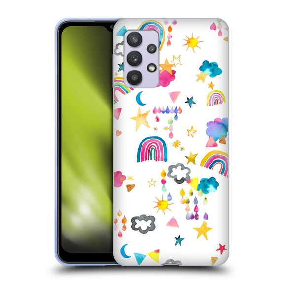 Head Case Designs Officially Licensed Ninola Watercolor Patterns Sky Kids Fantasy Soft Gel Case Compatible with Samsung Galaxy A32 5G / M32 5G (2021)