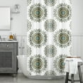 thumbnail image 1 of Linen Chest Felia Fabric Shower Curtain, 1 of 2