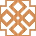 thumbnail image 6 of Ekena Millwork 11 3/8"W x 11 3/8"H x 1/4"T Small Blendon Decorative Fretwork Wood Wall Panels, Cherry, 6 of 6