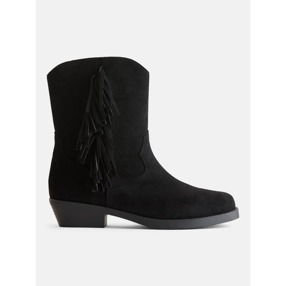 Weekend Academy Girls Fringe Western Ankle Boots