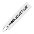 thumbnail image 3 of Milaget Portable Key Chain Key Fob Embroidery Car Key Holder for Adults and Children White, 3 of 7