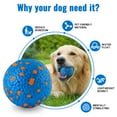 thumbnail image 6 of Fairsh Dog Balls for Large Medium Small Dogs,Bouncy Tennis Ball for Dogs Aggressive Chewers,Durable Dog Toy Ball,Water Toy Ball for All Life Stages Dog, Labrador,Bulldog,German Shepherd (4 Balls), 6 of 8