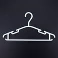 thumbnail image 6 of WHITE - Pack of 20 Pieces Hanger Non-Slip Hangers for Children's Clothes PP Hangers for Baby Or Child 27 x 15 cm, 6 of 7