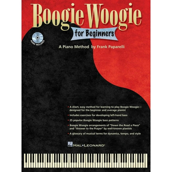 Hal Leonard Boogie Woogie For Beginners - A Piano Method By Frank Paparelli Book/CD