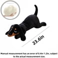 thumbnail image 3 of Cute Dog Plush Toy Pillow Fluffy Dalmatian Dog Stuffed Animal Soft Doll Birthday Gift Home Decor, 3 of 6