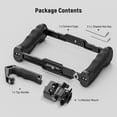 thumbnail image 2 of NEEWER Universal Camera Cage with Top Handle & Cold Shoe Monitor Mount, Arca Type Camera Gimbal Stabilizer Video Rig, Dual Handgrips & 3/8" for ARRI C, 2 of 8