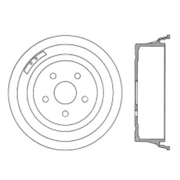 Centric 123.61010 Brake Drum