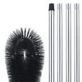 thumbnail image 6 of Vsenkes Cleaning Tools Long Reach Cleaning Brushes Duster Rain Gutter Brush Cleaners Black, 6 of 9
